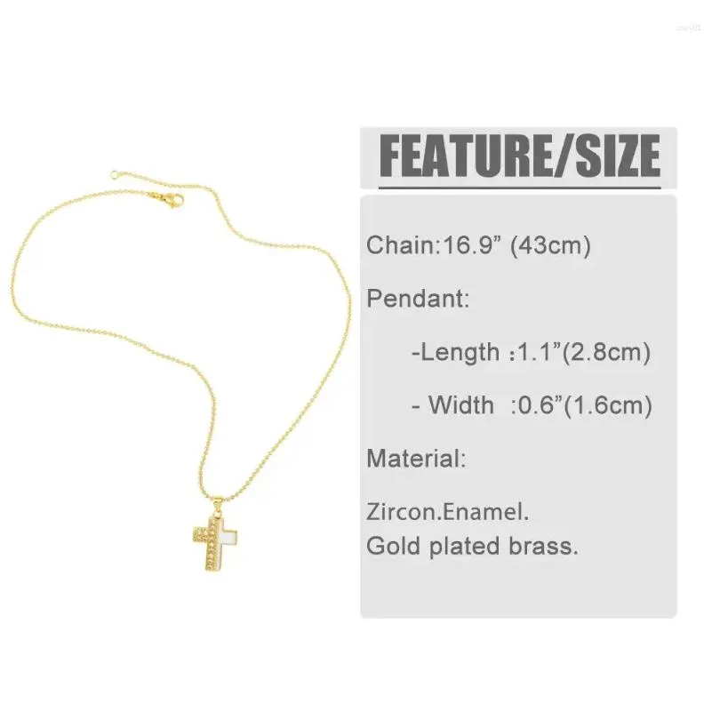 pendant necklaces shell zircon choker necklace for women cross star moon beads neck chain korean fashion gold color simple jewelry