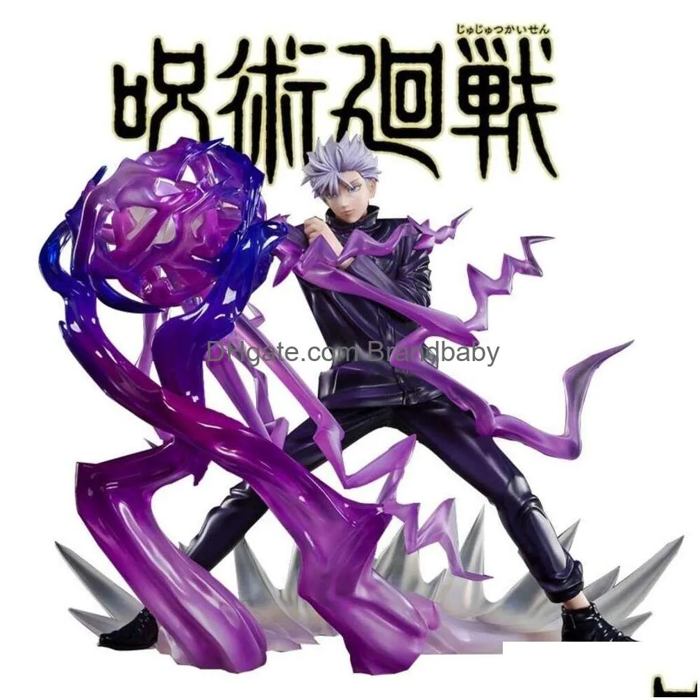 mascot costumes 18cm jujutsukaisen anime figure satoru gojo action figure yuji itadori field expansion pvc figurine adult model doll