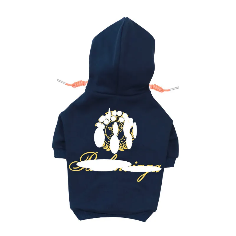 Dog Apparel Designer Clothes Brand Soft And Warm Dogs Hoodie Sweater With Classic Design Pattern Pet Winter Coat Cold Weather Jackets Ot7Sx