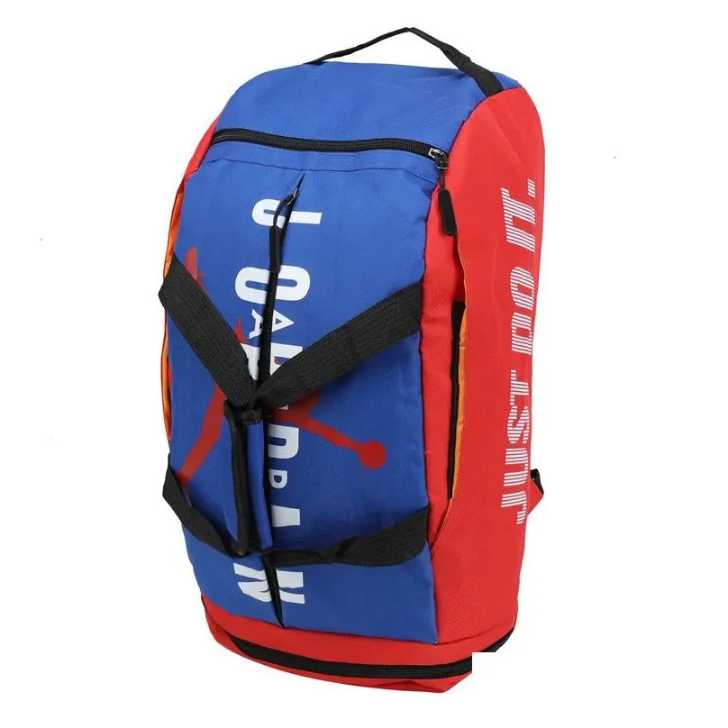 outdoor bags large capacity gym bag with shoe compartment travel backpack for men women sports fitness handbag adjustable shoulder strap