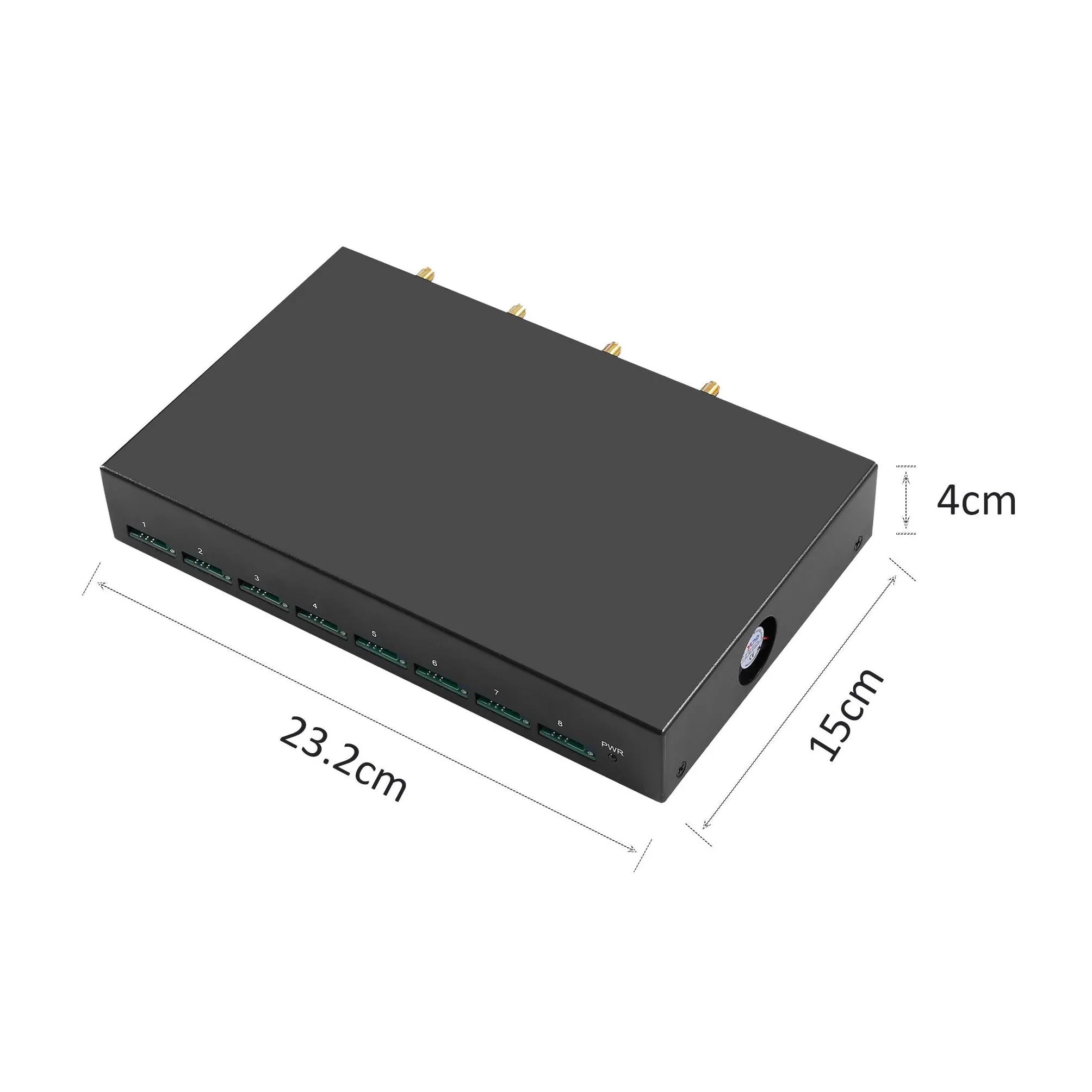 4G Lte 8 Antenna Channel High Gain Signal Wireless Modem Support SMPP Http API Data Analysis And SMS Notification System