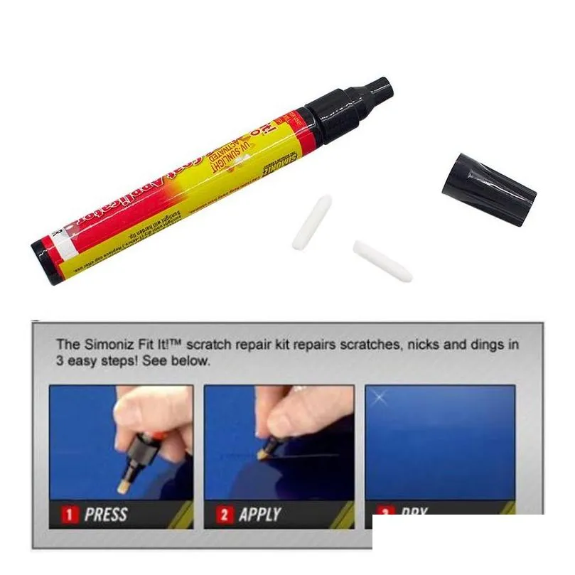 Markers Wholesale Fix It Pro Car Coat Scratch Er Painting Pen Repair For Simoniz Clear Pens Packing Styling Drop Delivery Office Sch Otcwi