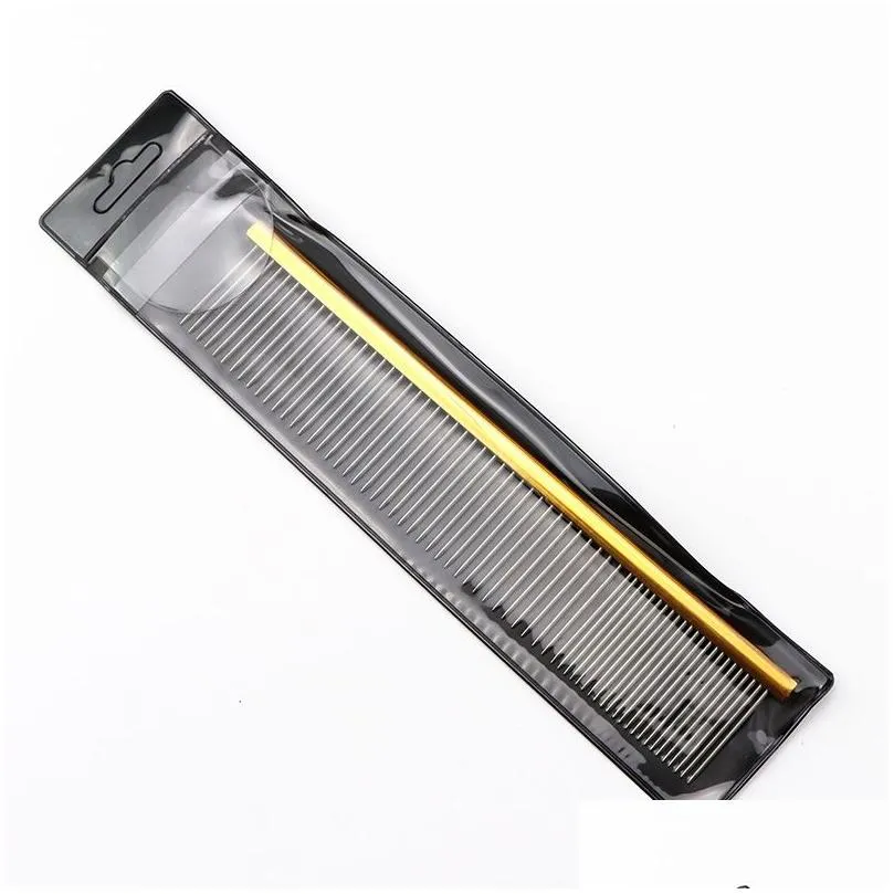 dog grooming comb brush pet accessories light aluminum pet 6 colors optional professional puppy cleaning hair trimmer