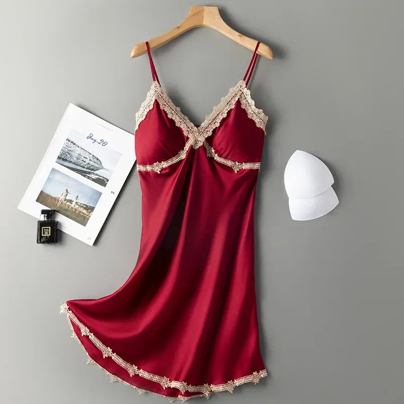 Women`s Sleepwear Made In China Slip One Piece Dress Sling Home Wear Plus Size Women Lingerie Lenceria Sexi Porno Mujer