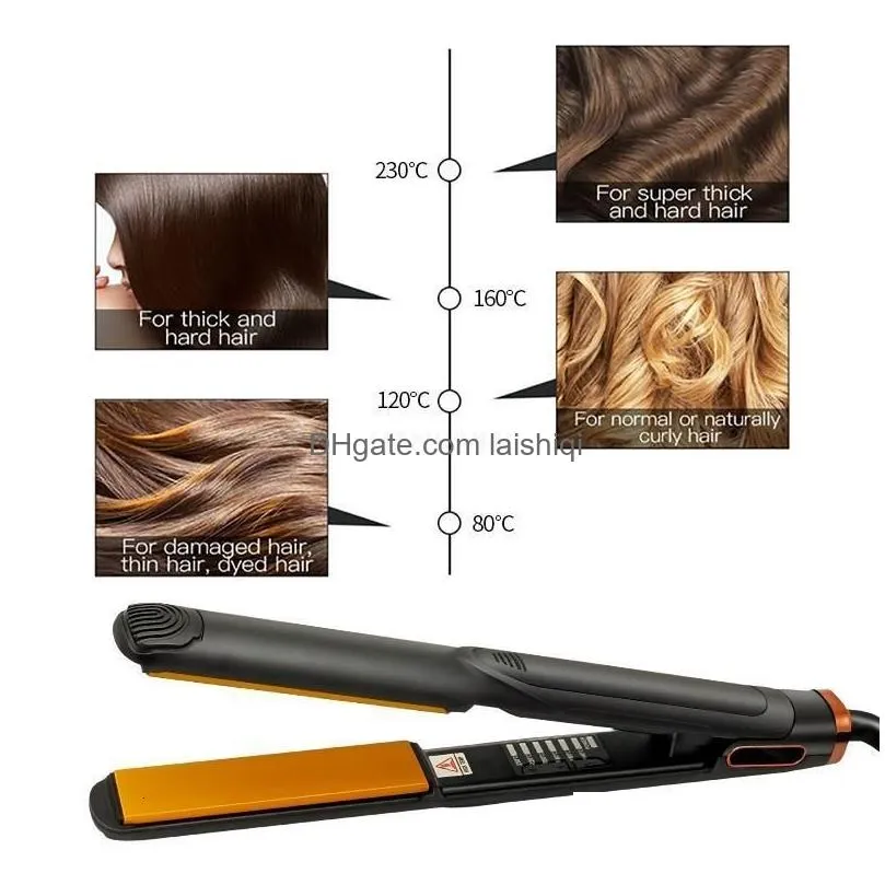 hair straighteners professional straightener curler ceramic heating plate flat iron styling curling hair straighting 230209