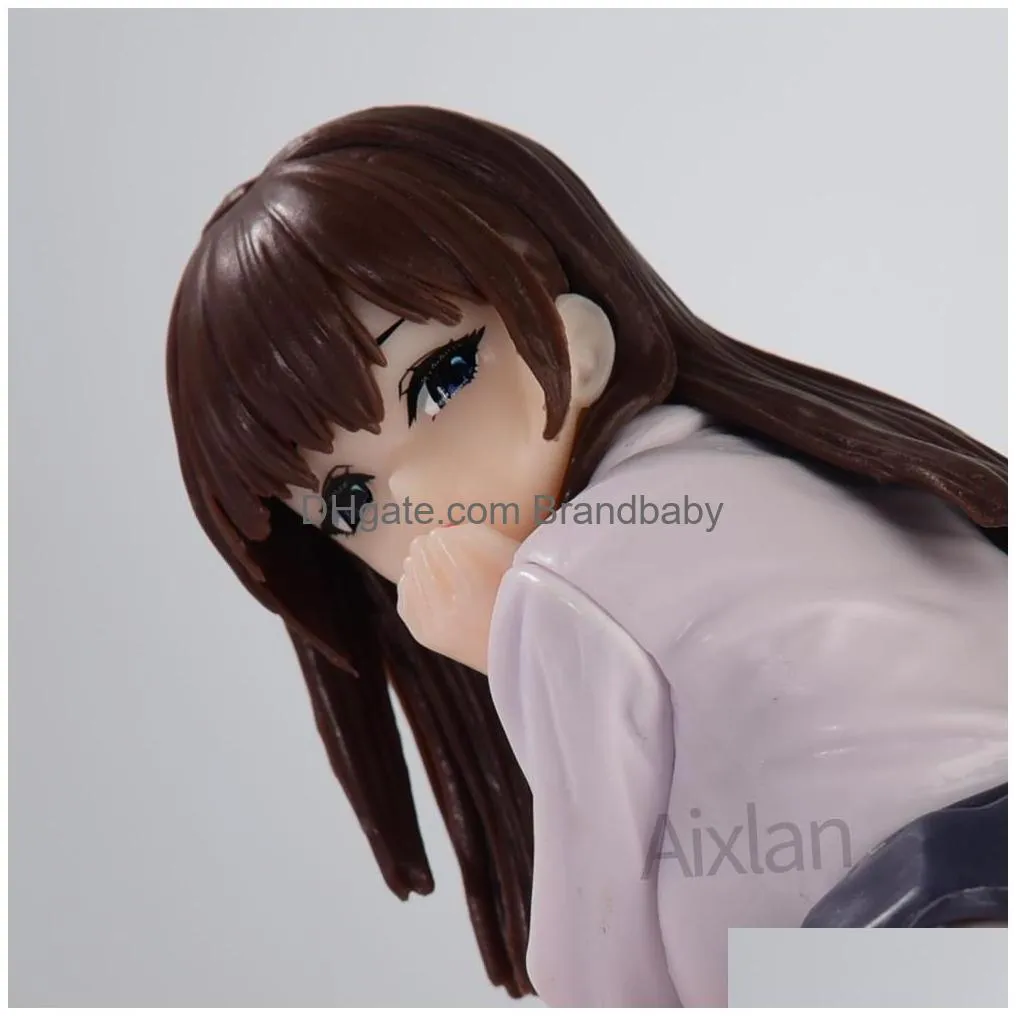 finger toys 11cm pink charm twinbox maeda shiori daiki kase shagami jk-san gril anime pvc action figure model collection toys doll