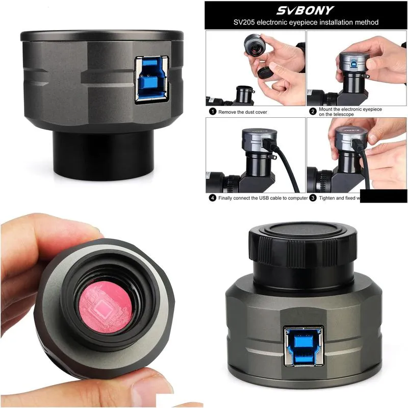 telescope binoculars svbony telescope planetary camera 1.25 cmos astronomy planetary camera 8mp usb3.0 for pography sv205 230531