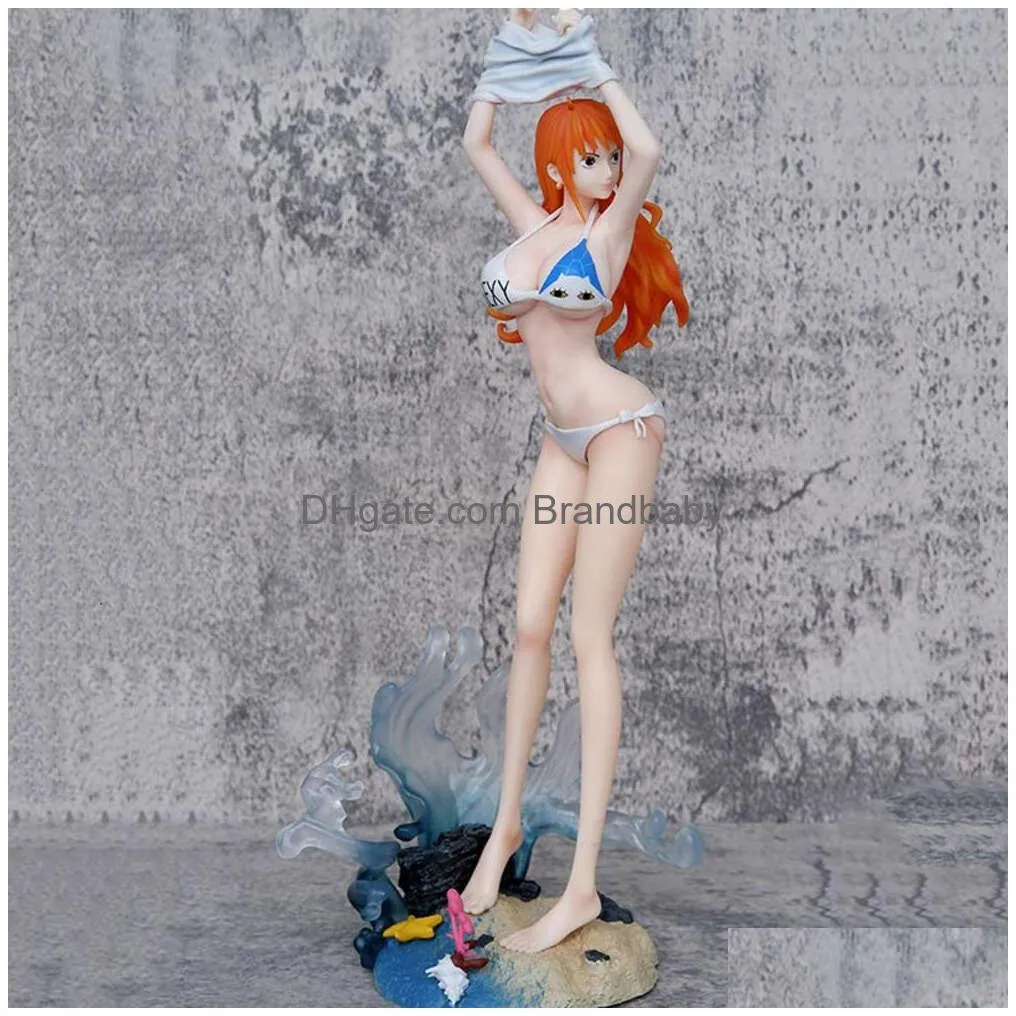 mascot costumes mascot costumes 34cm anime one piece nami grandline girls on vacation sexy girl pvc action figures hentai collectible model toys christmas