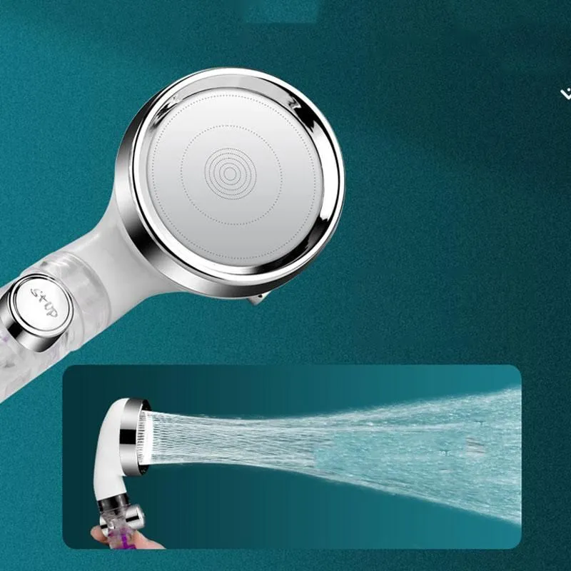 Bath Accessory Set 360 Rotate Shower Rainfall Bathroom Supplies Pressurized Head Drop Resistant Three-Speed