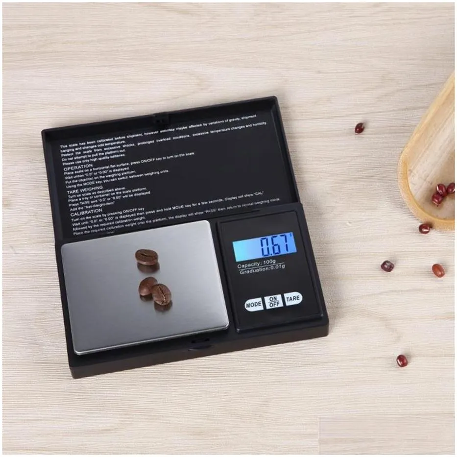 Weighing Scales Wholesale Mini Pocket Digital Scale 0 01 X 200G Sier Coin Diamond Gold Jewelry Weigh Nce Lcd Electronic Drop Deliver Otpn7