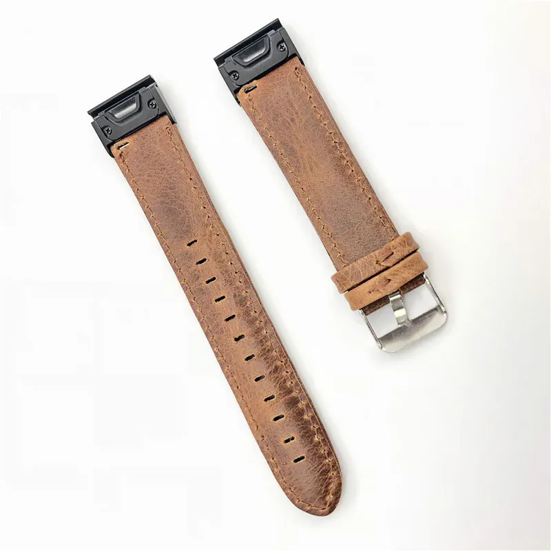 22mm 26mm Genuine Leather Quick Release Easy Fit Watch Band for  Fenix 5X Fenix5 fenix 3 Woven Strap Sports 11.20 (6)