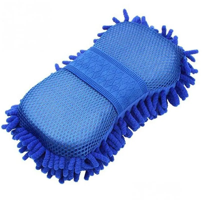 New Car Care Car Microfiber Chenille Wash Mitt Cleaning Washing Mitt Glove Microfibre Sponge Cloth Car Washer6828907