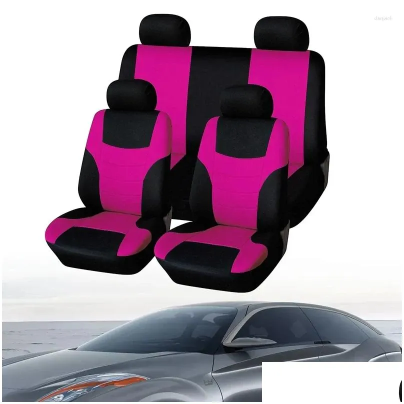 Car Seat Covers 8Pcs Universal Cover Cushion Wear Protector