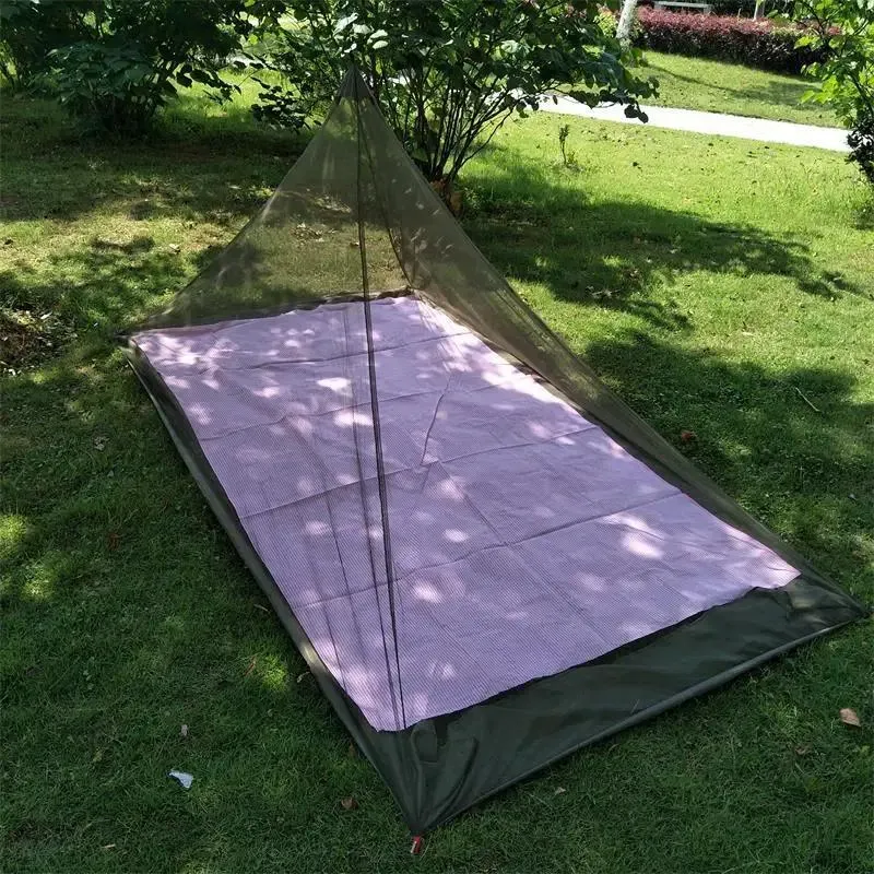 Tents And Shelters Outdoor Supplies Single Person Camping Triangle Mosquito Net Portable Anti Tourism Leisure Tent