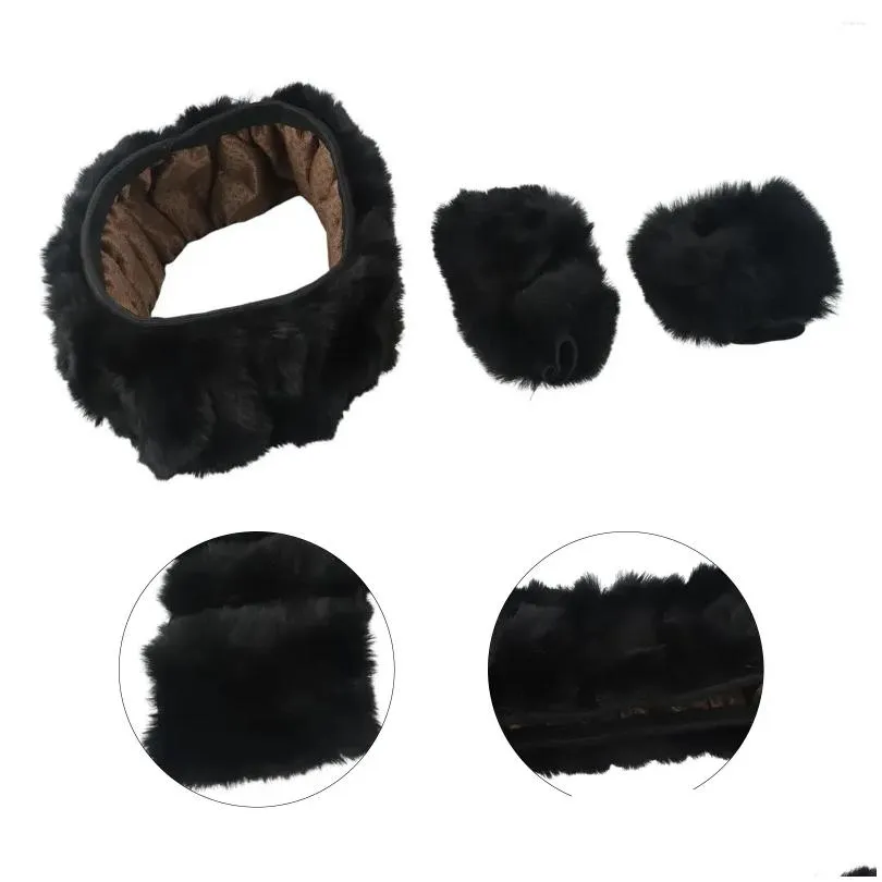Steering Wheel Covers Car Decor Cover Change Components Easy To Use Gadget High Performance Thick Comfort Fashion Auto