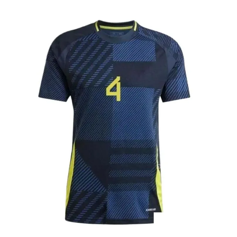 2024 scotland football shirt home blue away white soccer jersey euro kids football kits