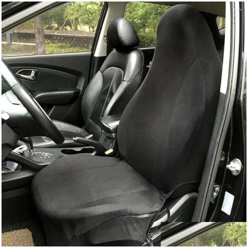 Car Seat Covers Front Cover & Bag Of Hooks Packing Waterproof Auto Cushion Protector Four Seasons