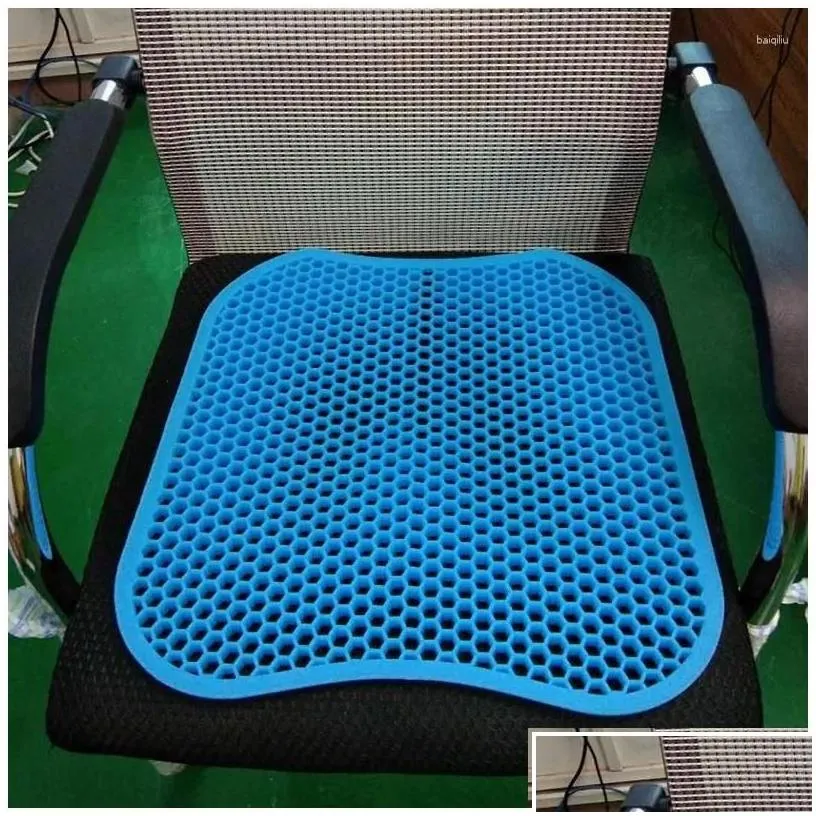 Car Seat Covers Ers Sile Pad Heat Insation Breathable All-Weather 3D Health Care Mas Accessories Drop Delivery Automobiles Motorcycles