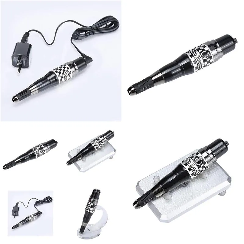 Tattoo Guns Kits Profissional Original Taiwan Hine Mosaic Pmu Black Permanet Makeup For Eyebrow Lip Eyeliner Rotary Drop Delivery Dhv57