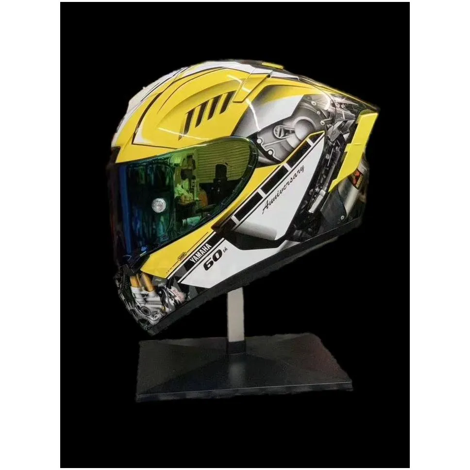 Full Face shoei X14 yaha rjm 60 Motorcycle Helmet antifog visor Man Riding Car motocross racing motorbike helmetNOTORIGINALhel9708833