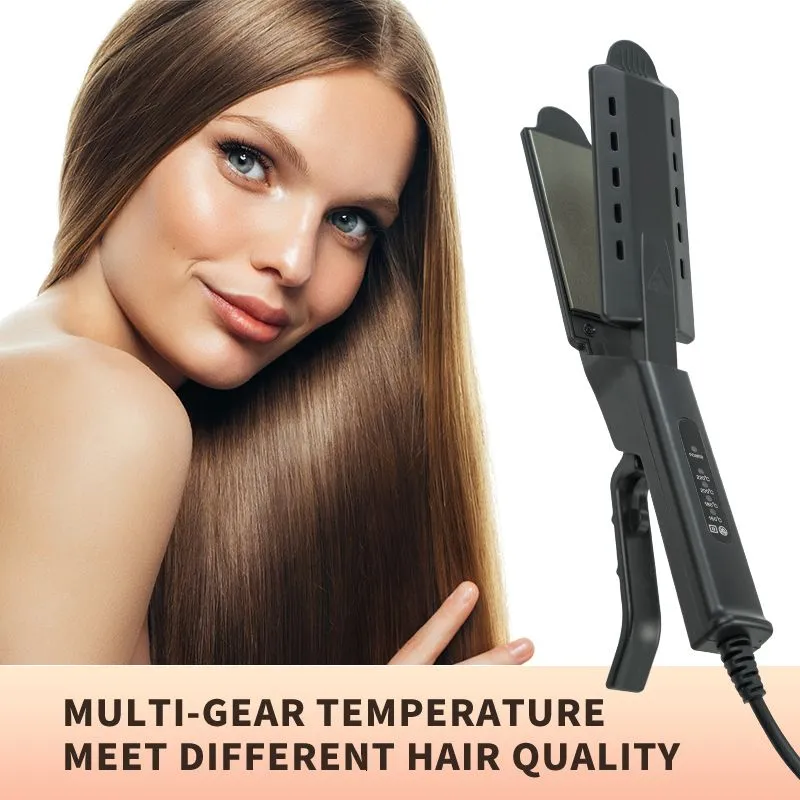 Hair Straighteners Straightener Steam Flat Iron Dual Use for dry and wet hair Constant Temperature Not Hurt Electric FourSpeed Temperatu