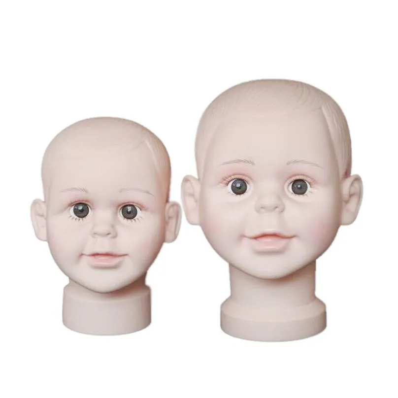 Hair Tools High Quality Kid Mannequin Head Hat Display Wig Training Drop Delivery Products Accessories Dh3Sn