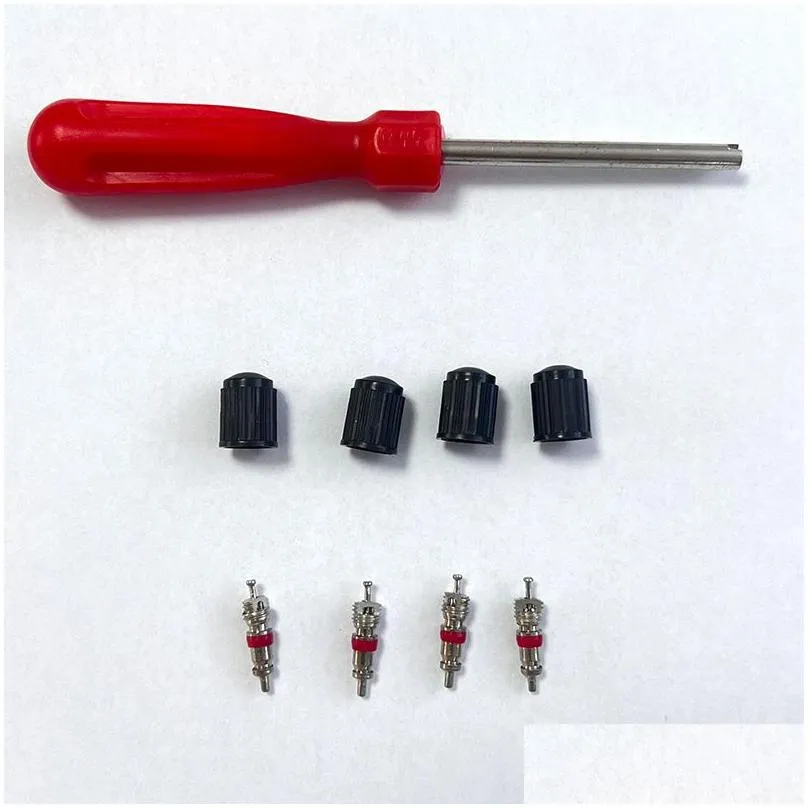 plastic valve core wrench, , bicycle valve , 4-in-1 tire repair mini set