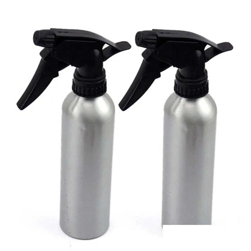 Other Tattoo Supplies Wholesale-Tattoo Cleaning Tools 1Pcs Sier Aluminum Alloy Spray Bottle 300Ml For Supply Permanent Makeup Drop Del Dhon5