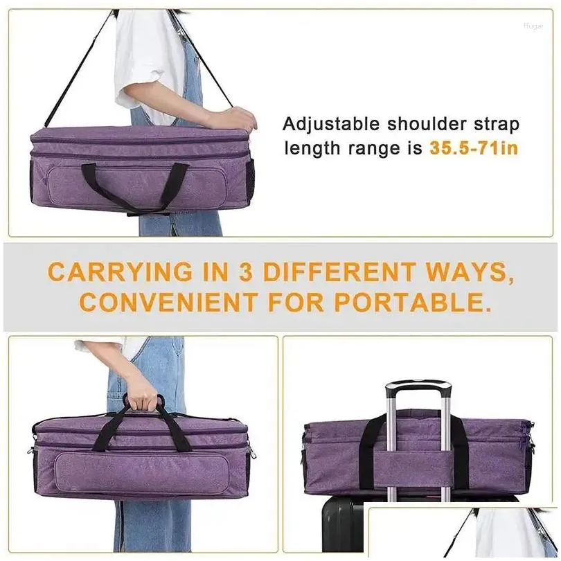 Storage Bags T7n8 Oxford Organizer Durable Tool Cricut Machine Set For Cut Carrying Large Bag Die Pro Capacity Mak