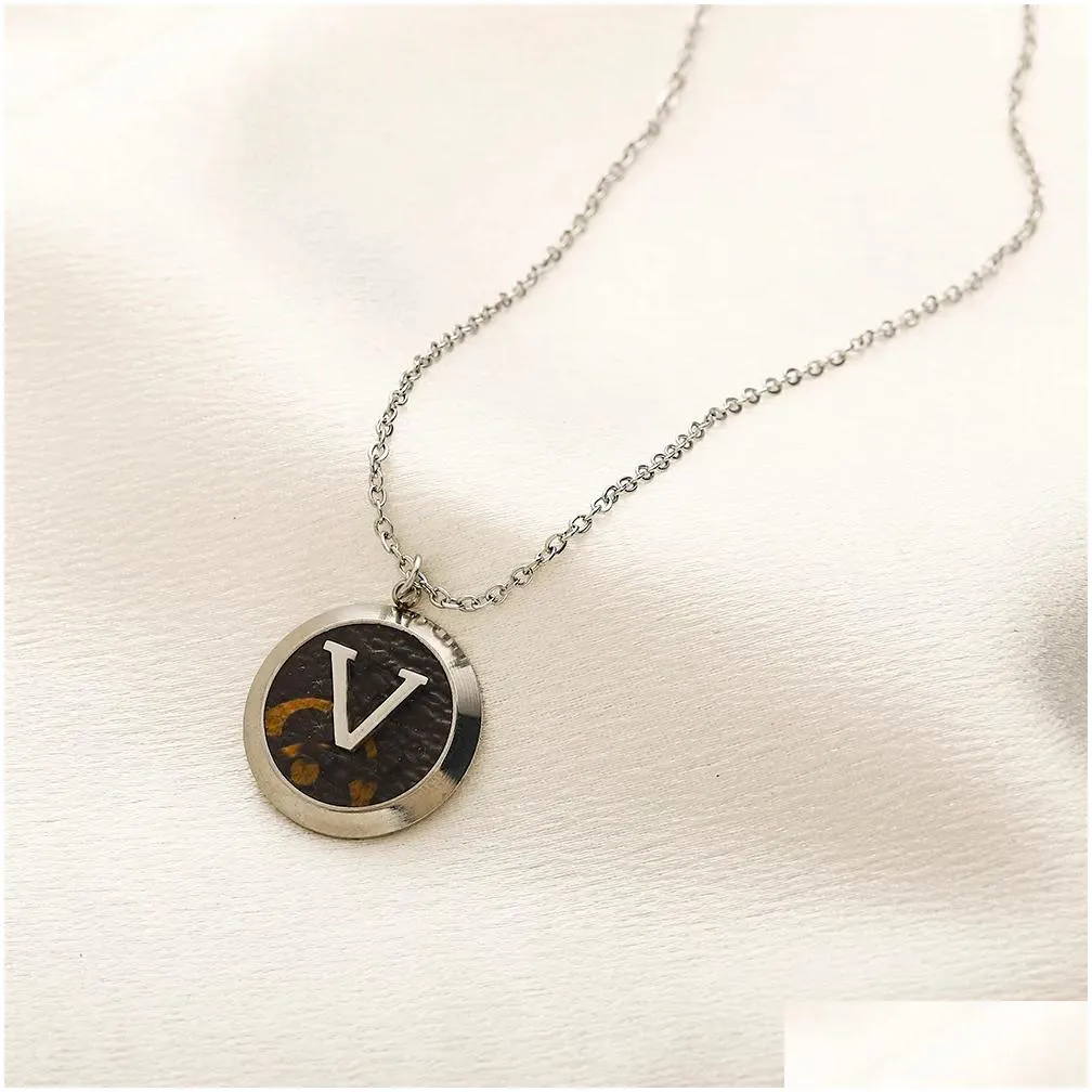 silver gold pendant c necklace design for women love jewelry stainless steel chain pendant necklace designer wedding party travel sport never fading jewelry