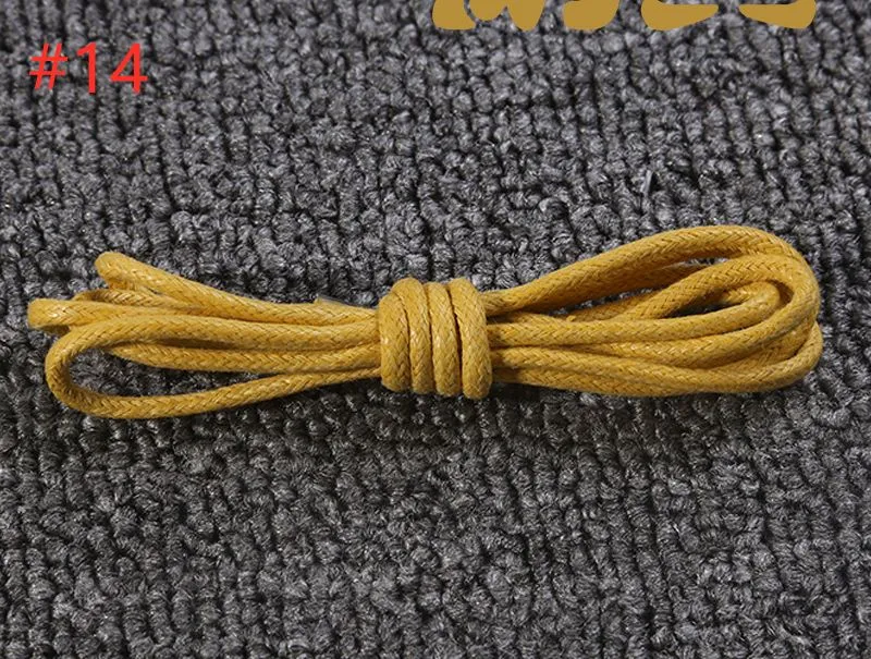 Fashion Wax rope 18 colors elastic 100cm Outdoor circular shoes ropes Free TNT Fedex DHL UPS