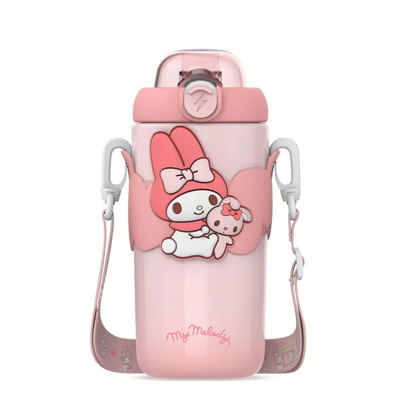 Kunomi Melody Children`s thermos cup Food grade 316 stainless steel drinking cup with straw