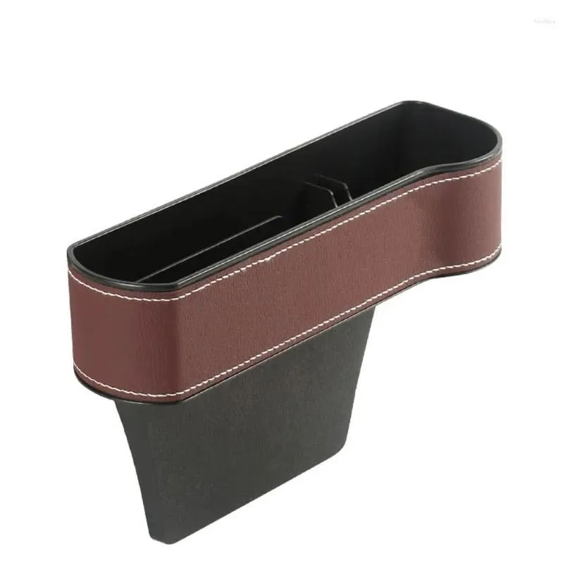 Car Organizer Durable FITMENTS GAP SLIT Pocket Crevice Storage Box Phone Card Installation