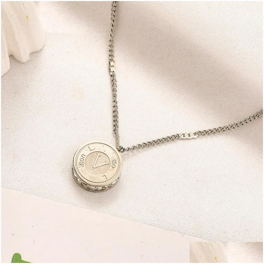 silver gold pendant c necklace design for women love jewelry stainless steel chain pendant necklace designer wedding party travel sport never fading jewelry