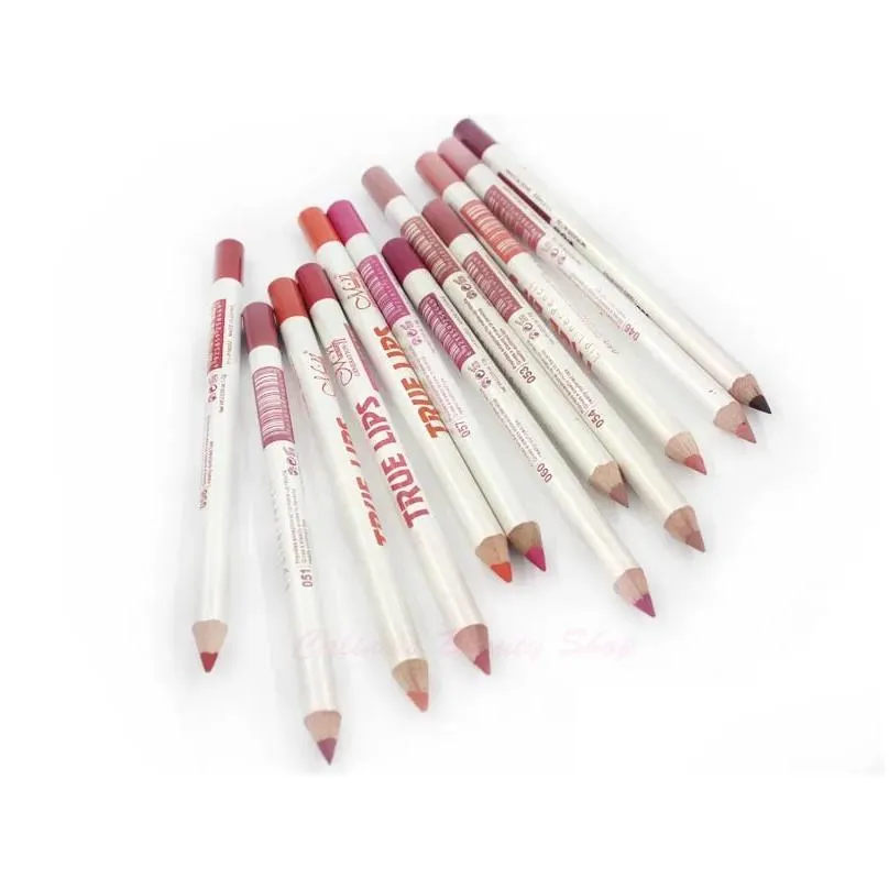 Lip Pencils Wholesale- 12Pcs/Lot Menow Makeup Selling Wood Lipliner Pencil Assorted 12 Colors Waterproof P14002 Drop Delivery Health B Dhsqh