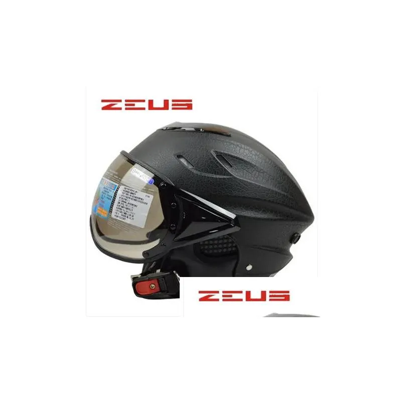 ZEUS 125B Motorcycle helmet ABS half face motorbike helmet summer electric bicycle helmet UV personalized fashion helmets7444189