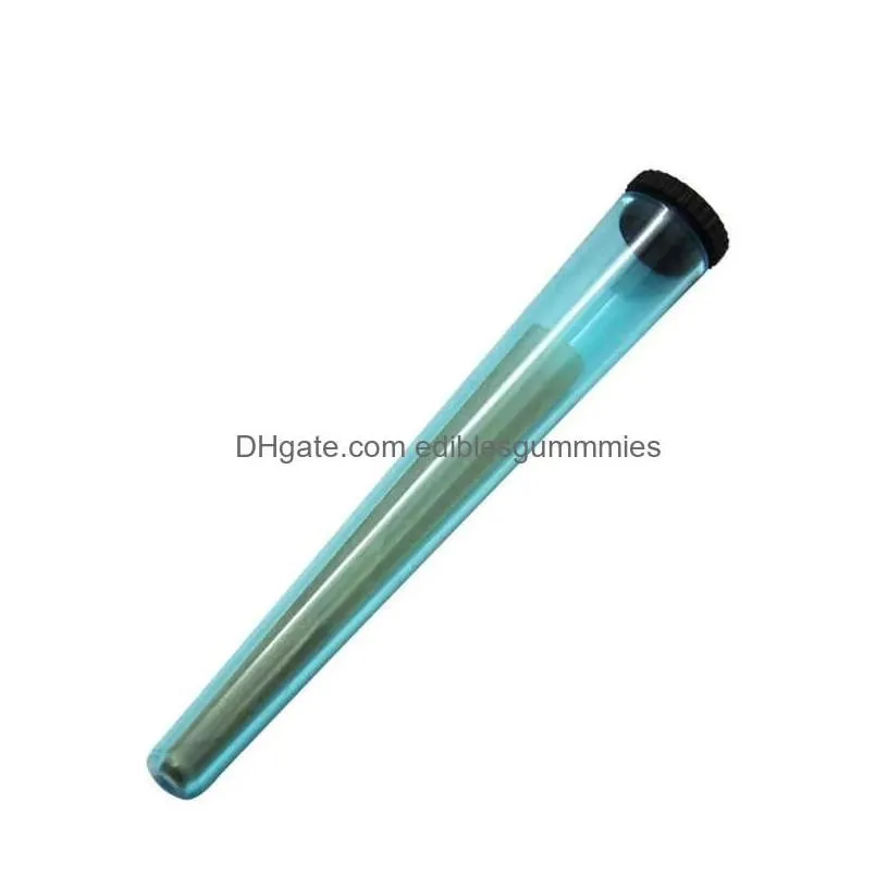 Accessories Pre Roll Packaging Plastic Tube Conical Empty Bottle 115Mm Preroll Packing Joint Holder Sealed Container Smoking Pipe Ha Dhsot
