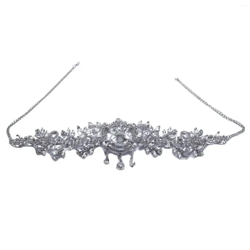 Hair Clips Luxury Crystal Headband Crown Tiara For Women Bride Diadem Rhinestone Prom Bridal Wedding Accessories Jewelry