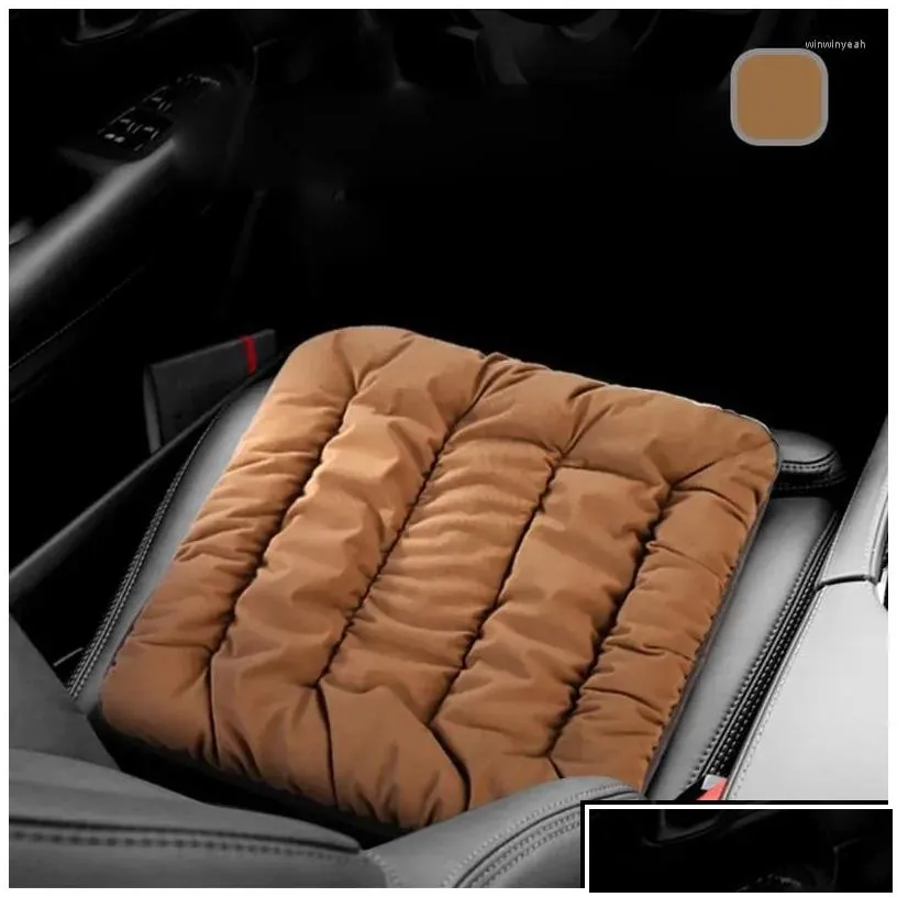 Car Seat Covers Ers Heated Pad Heating Cushion Er Heater Kit Electric Warm Winter Interior Accessories Drop Delivery Automobiles Motor