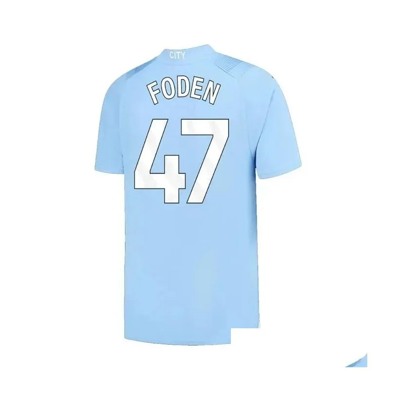 23 24 haaland man citys soccer jerseys 2023 2024 player fans grealish foden sterling football shirt de bruyne gesus bernardo mahrez maillot foot men kids