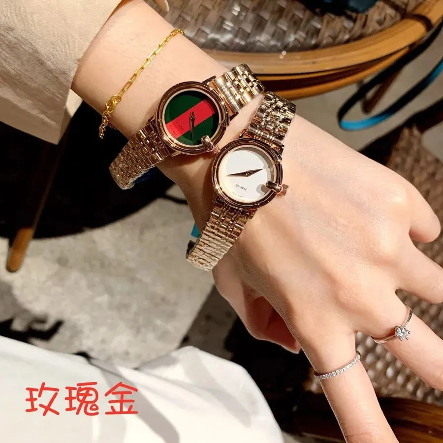 Full Brand Wrist Watches Women Ladies Girl Style Luxury Metal Steel Band Quartz Clock G145236x