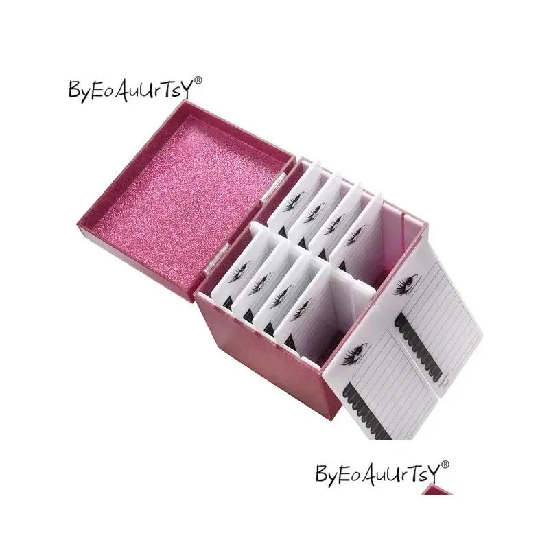 510 Layers Pallet Lash Holder Individual lash Volume Display Stand Eyelashes Storage Box Tools For Eyelash Tool 240313