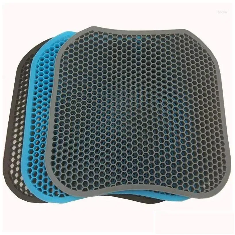 Car Seat Covers Ers Sile Pad Heat Insation Breathable All-Weather 3D Health Care Mas Accessories Drop Delivery Automobiles Motorcycles