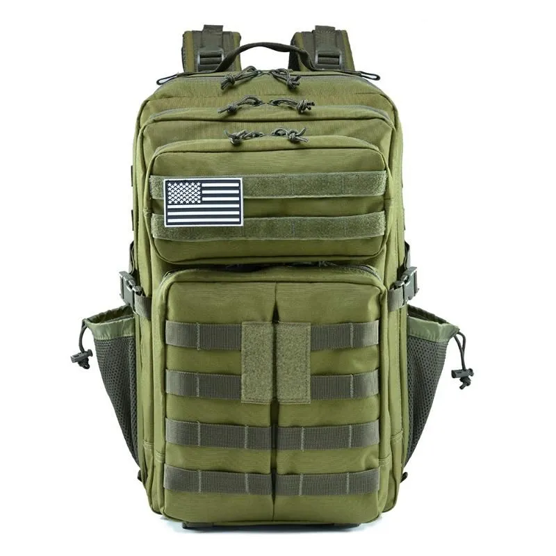 Waterproof 45l Army Backpack Men Tactical Bag Outdoor Travel Rucksack Assault Tactical Backpack Camo 3P Bag