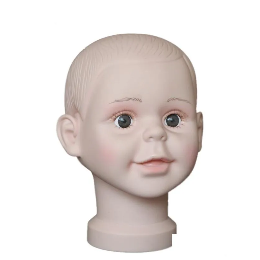 Hair Tools High Quality Kid Mannequin Head Hat Display Wig Training Drop Delivery Products Accessories Dh3Sn