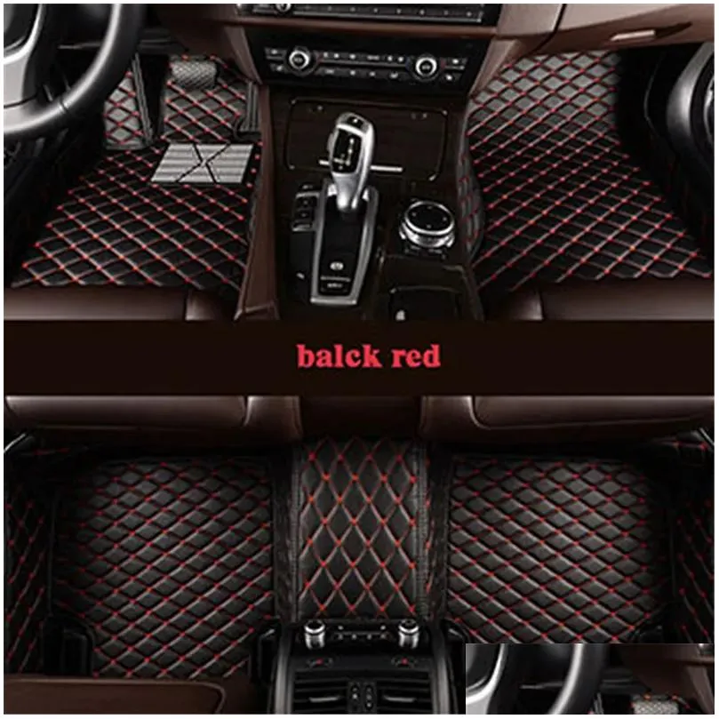 Custom car floor mat for A3 sportback A1 8KX A2 8P Limousine Convertible A4 A6 Q2 Q3 Q5 Q73667563