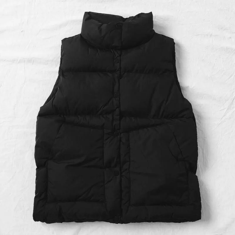 Women`s Vests Down Cotton Vest Women Short Jacket Outer Wear Autumn Winter Fashion All-Match Plus Size Waistcoat Woman