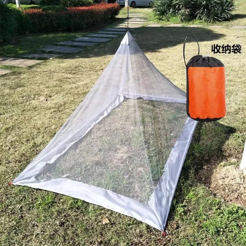 Tents And Shelters Outdoor Supplies Single Person Camping Triangle Mosquito Net Portable Anti Tourism Leisure Tent