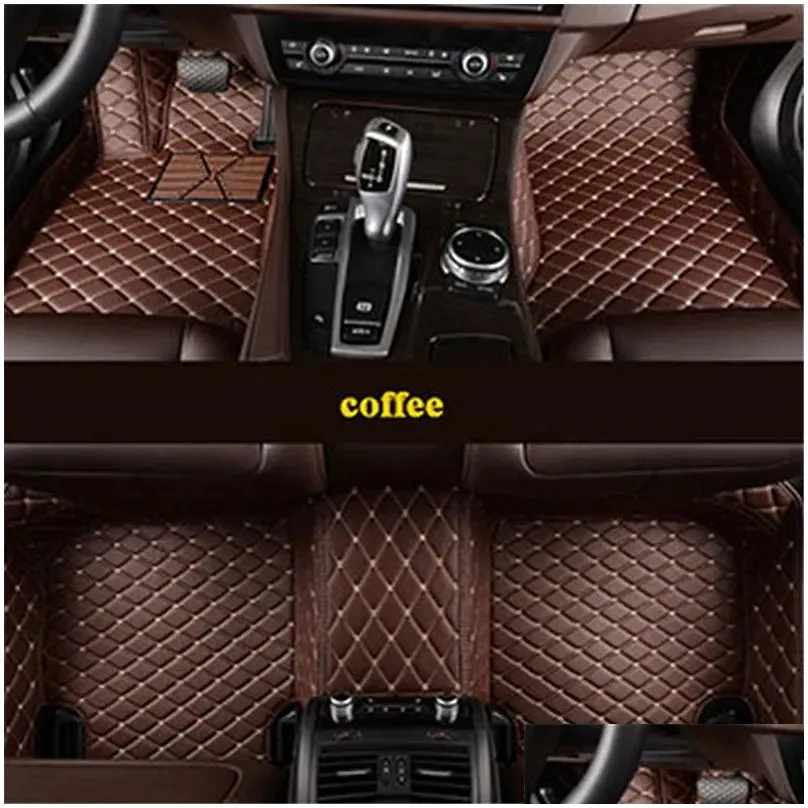 Custom car floor mat for A3 sportback A1 8KX A2 8P Limousine Convertible A4 A6 Q2 Q3 Q5 Q73667563