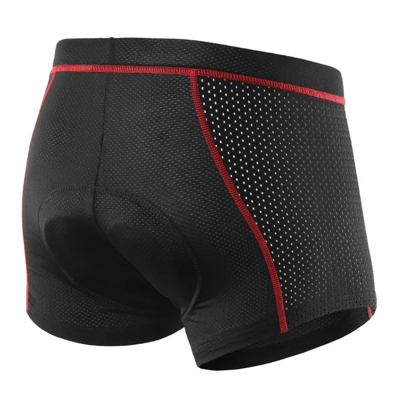Lixada Bicycle Shorts Bike Underwear Breathable Gel Padded MTB Biking Riding Shorts Men Cycling Underwear